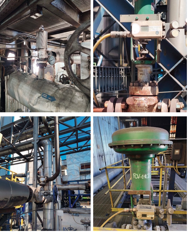 Proceso de reparación de válvulas industriales